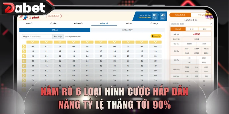 Nắm rõ 6 loại hình cược hấp dẫn nâng tỷ lệ thắng tới 90%